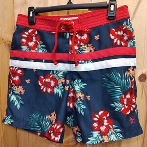 An Original Penguin Swim‎ Shorts By Munsingwear Sz 30 Board Trunks Tropical